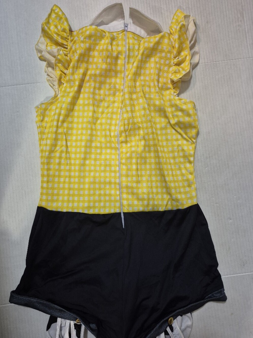 Leg Avenue Yellow & Black Giddy Up Cowgirl Costume - Picture 7 of 8